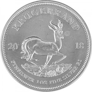 Krugerrand 1oz Silver - B-Stock