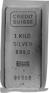 Silver Bar 1kg Silver - B-Stock