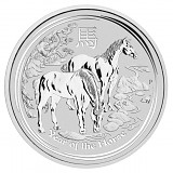 Lunar II Year of the Horse 2oz Silver - 2014