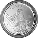 Africa Cameroon Mandrill 1oz Silber - 2021