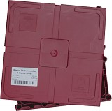 Masterbox Silver Vienna Philharmonic red made of hard plastic - Empty