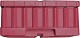 Masterbox Silver Vienna Philharmonic red made of hard plastic - Empty
