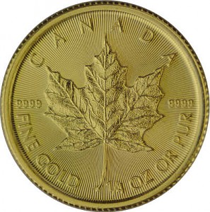 Canadian Maple Leaf 1/4oz Gold - 2022