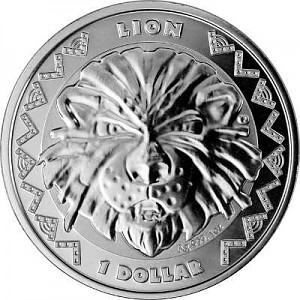Sierra Leone Big Five - Lion 1 oz silver - 2022