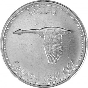 1 Canada Dollar 18,67g Silver (1935 - 1967)