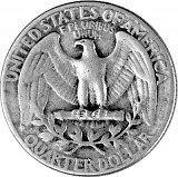 ¼ US-Dollar Washington 5,58g Silver (1932 - 1964)