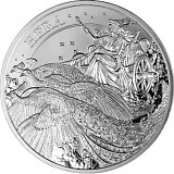 St. Helena The Goddesses Series: Hera and the Peacock 1oz Silver - 2022