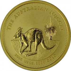 Australian Kangaroo 1/2oz Gold - 2005