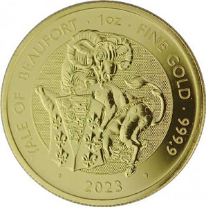 Tudor Beasts Yale 1oz Gold - 2023