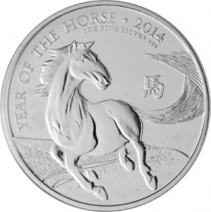 Lunar UK Year of the Horse 1oz Silver - 2014 B-Stock