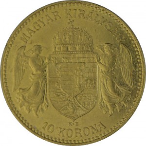 10 Kronen Hungria 3,04g Gold