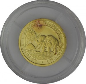 Somalia Elephant 1/25oz Gold - B-Stock