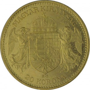 20 Crowns Hungary 6,09g Gold