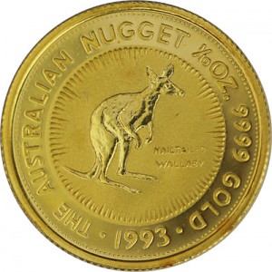 Australian Kangaroo 1/10oz Gold - 1993
