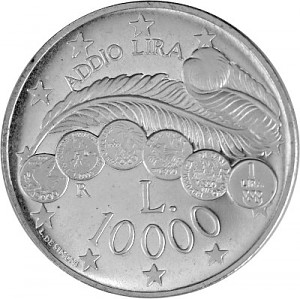 10000 Lire San Marino 18,37g Silver - 2001