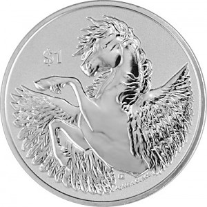 British Virgin Islands Pegasus - Reverse Frosted 1oz Silver - 2023