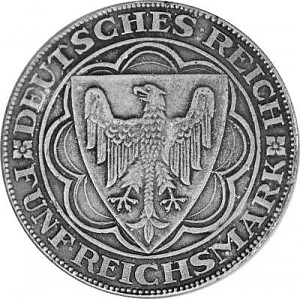 5 Reichsmark 100 years Bremerhaven 12,5g Silver - 1927