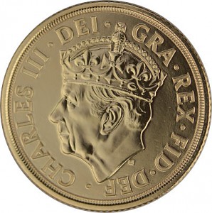1 Pound Sovereign Coronation King Charles 7,32g Gold