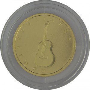 5x 50 Euro Musical Instruments Concert Guitar A-J 5/4oz Gold - 2022