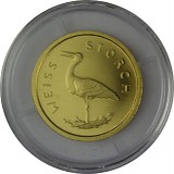 5x 20 Euro Gold Native birds - White Stork A-J 19,4g Gold - 2020