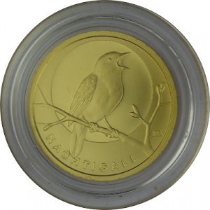 5x 20 Euro Gold Native birds - Nightingale A-J 19,40g Gold - 2016 