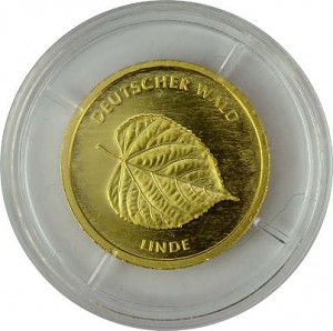 5x 20 Euro Gold German Forest Lime A-J 19,40g Gold - 2015 
