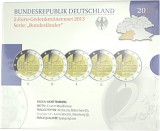 5x 2 EUR commemorative coin set series federal states A-J 2013 St. 
