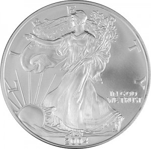 American Eagle 1oz Silver - 2004