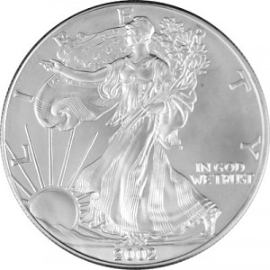 American Eagle 1oz Silver - 2002