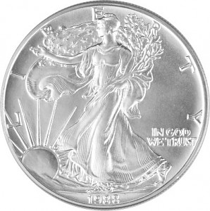 American Eagle 1oz Silver - 1988