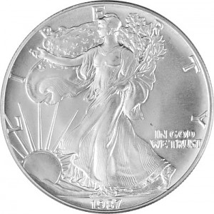 American Eagle 1oz Silver - 1987