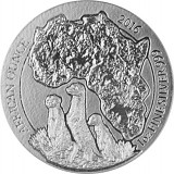 Rwanda Meerkats 1oz Silver - 2016 B-Stock