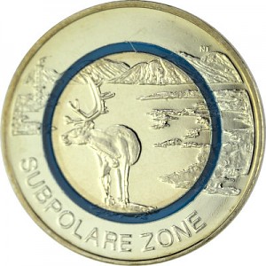 5 Euro BRD polymer ring 'Subpolar zone'