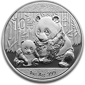 China Panda 1oz Silver - 2012