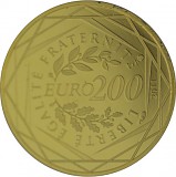 200 EUR France regions 4.0g gold