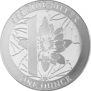 Niue 1 Dollar Lotus 1oz Silver - 2020