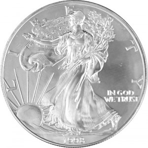 American Eagle 1oz Silver - 1998