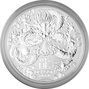 Lunar III Year of the Dragon 1oz Silver - 2024