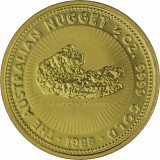 Australian Kangaroo/Nugget 1/2oz Gold - 1988