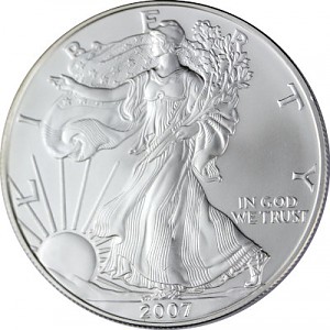 American Eagle 1oz Silver - 2007 American Eagle 1oz Silver - 2007