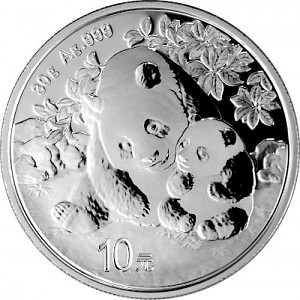 China Panda 30g Silver - 2024