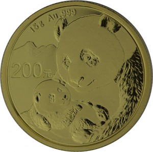 Chinese Panda 15g Gold - 2019