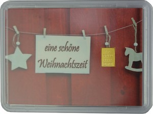 Gold Bar 1g - 'Eine schöne Weihnachtszeit'