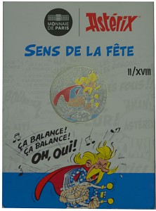 10 Euro France Round Asterix Sens de la fête 5,66g Silver - 2022