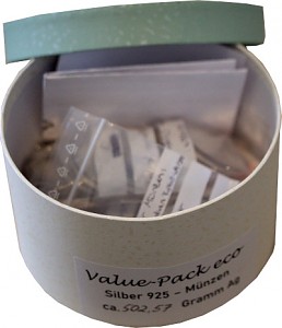 Value pack ‘Silver coins 925’ min. 500g Silver