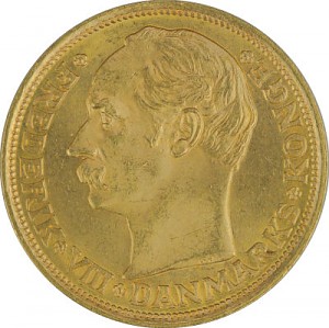 10 Crowns Denmark Frederik VIII 4,03g Gold