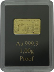 Gold Bar 1g - Münze Berlin B-Stock