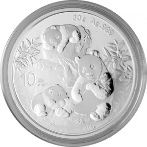 China Panda 30g Silver - 2025 (Standard Taxation)