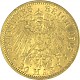 20 Mark Friedrich II Grand Duke of Baden 7,16g Gold (1911 - 1914)