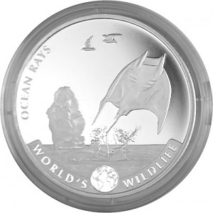 Congo World's Wildlife - Rays 1oz Silver – 2023 B-Stock